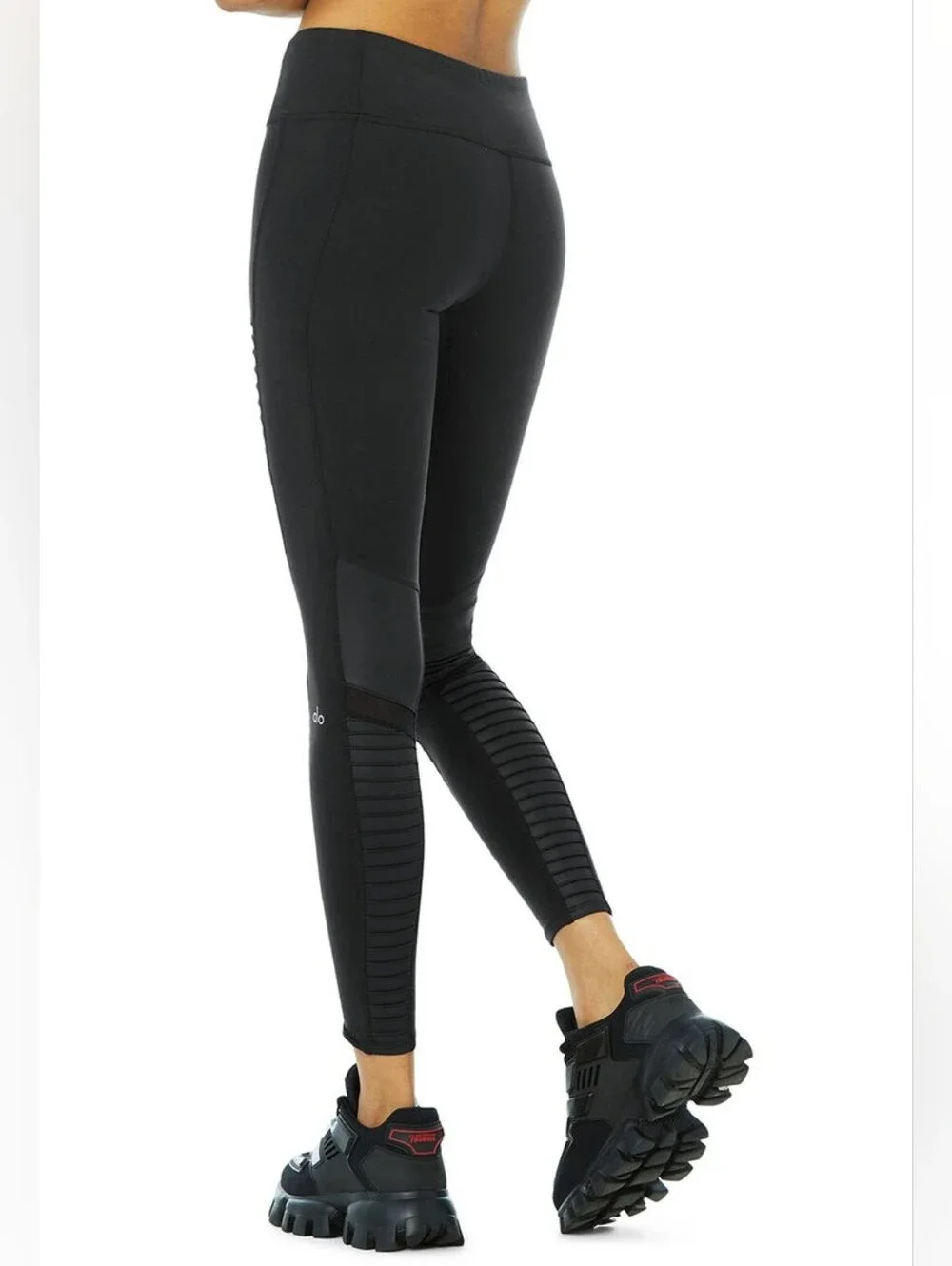 ALO Yoga Moto Leggings L Black